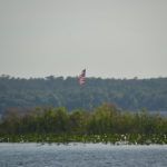 American Flag on Kauffmans Island