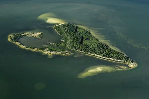 Aerial View of Snake Key