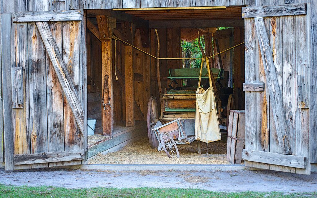 Carrage in Barn at Cross Creek