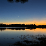 Christmas Eve Moon Venus