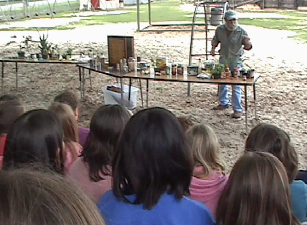 James teaches the kids about flavors