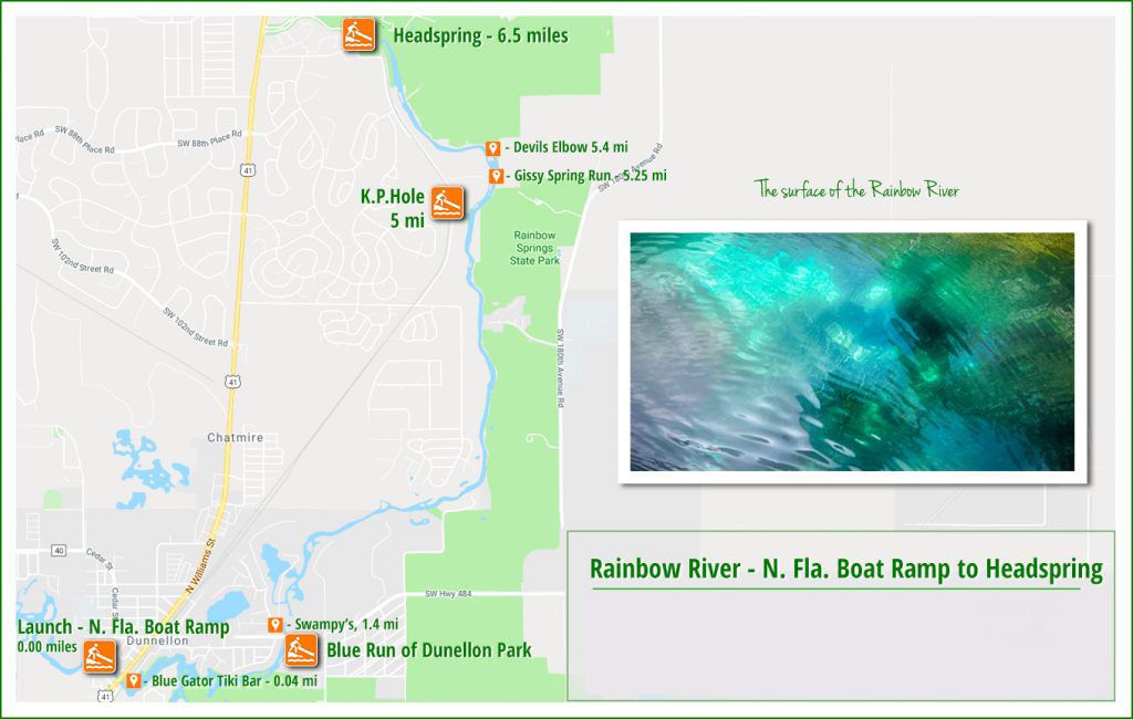 Rainbow River Map