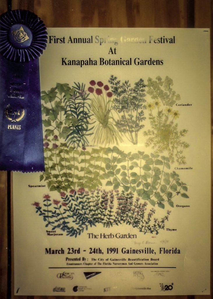 Spring Garden Festival - First Prize 1991