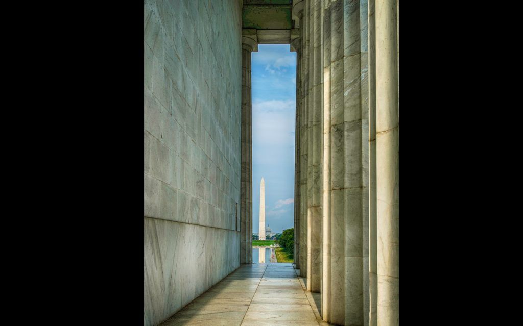Washington Monument from Lincoln Memorial